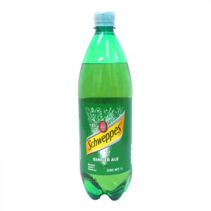 Refresco Schweppes sabor ginger ale botella de 1 l