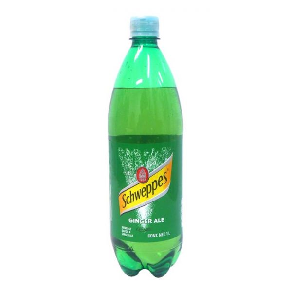 Refresco Schweppes sabor ginger ale botella de 1 l
