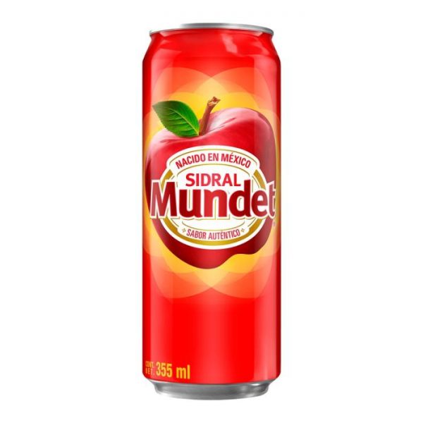 Refresco Sidral Mundet sabor manzana 355 ml