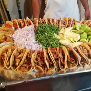 Rosca de tacos al pastor