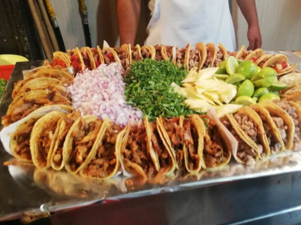 Rosca de tacos al pastor