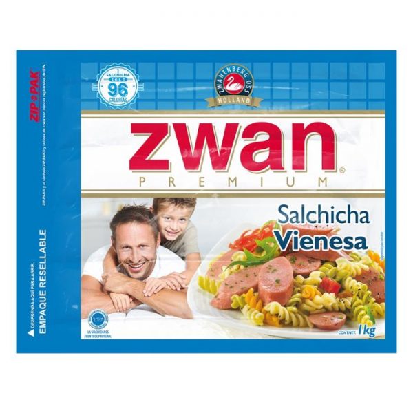Salchicha Zwan viena 1 kg