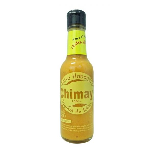 Salsa de chile habanero Chimay amarilla extra picante 150 ml