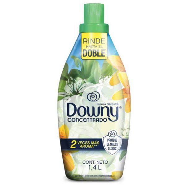 Suavizante acondicionador de telas Downy pureza silvestre 1.4 l