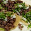 Tacos de bistec por pza