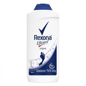 Talco desodorante para pies Rexona Efficient original 200 g