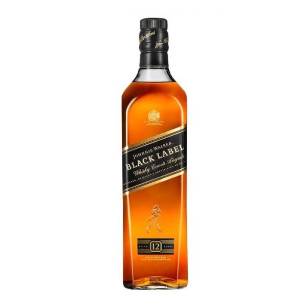 Whisky Johnnie Walker Black Label escocés 12 años 750 ml