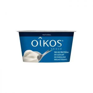 Yoghurt Griego Oikos griego natural con 12 g de proteina 150 g