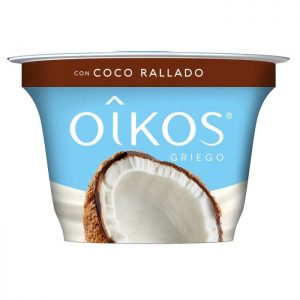 Yoghurt Oikos estilo griego con coco rallado 150 g