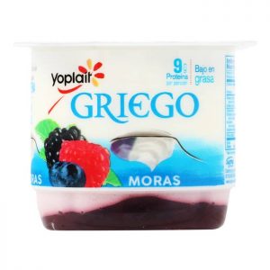Yoghurt Yoplait Griego moras bajo en grasa 145 g