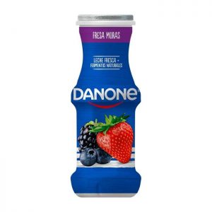 Yoghurt bebible Danone sabor fresa moras 220 g
